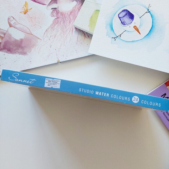 Sonnet Watercolour Paint Set - 24 Whole Pans - Picture 3 of 3